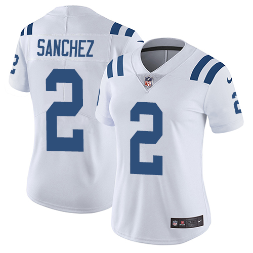 Indianapolis Colts #2 Limited Rigoberto Sanchez White Nike NFL Road Women Jersey Indianapolis Colts Vapor UntouchableVapor Untouchable jerseys->youth nfl jersey->Youth Jersey